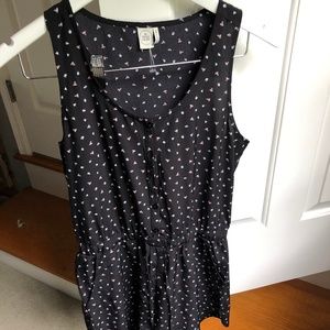 Anthropologie Black Romper Size S